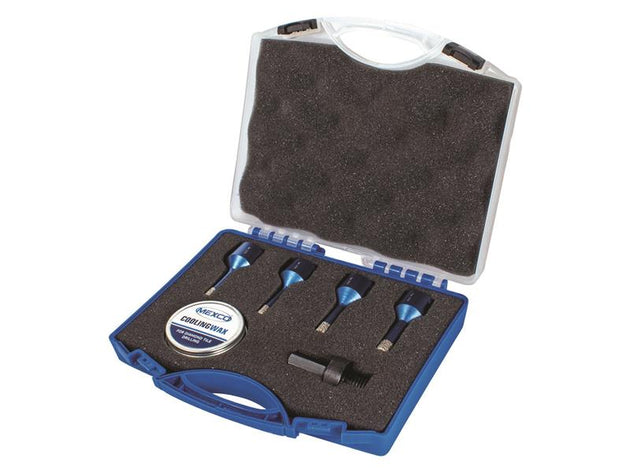 MEXTDXLKIT4 - XCEL Grade Diamond Tile Drill Bit Set (6-10mm)