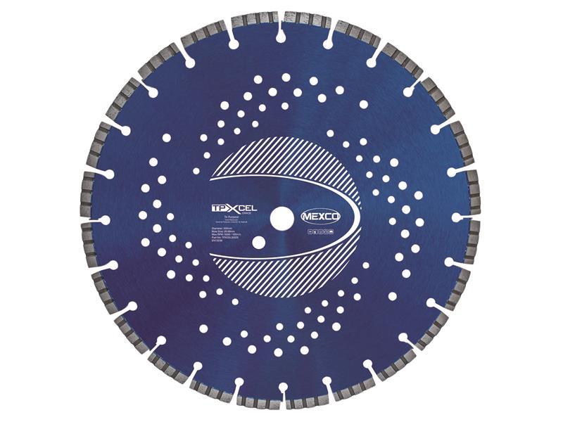 MEXTPXL350 - XCEL Grade Tri-Purpose Diamond Blade 350 x 20mm