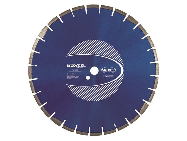 MEXTPXL4005 - XCEL Grade Tri-Purpose Diamond Blade 400 x 25.4mm