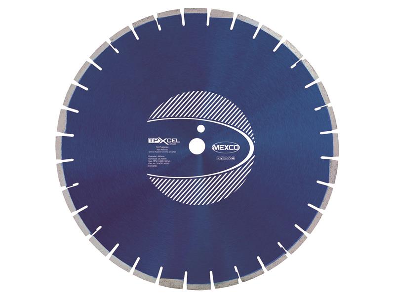 MEXTPXL4505 - XCEL Grade Tri-Purpose Diamond Blade 450 x 25.4mm