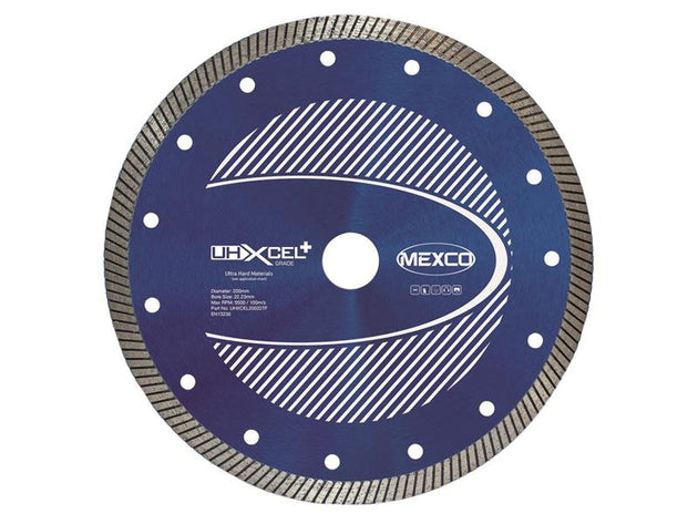 MEXUHXL200T - UHXCEL+ Ultra Hard Plus Diamond Blade 200 x 22mm