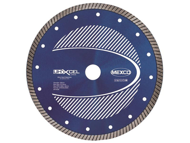 MEXUHXL230 - UHXCEL Ultra Hard Materials Diamond Blade 230 x 22mm