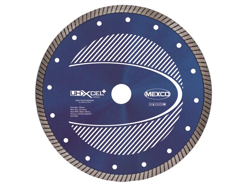 MEXUHXL230T - UHXCEL+ Ultra Hard Plus Diamond Blade 230 x 22mm
