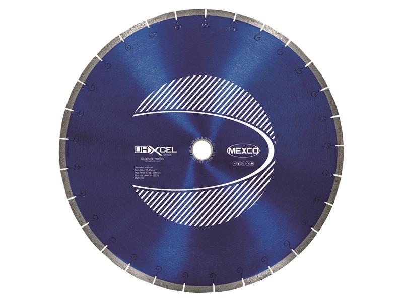 MEXUHXL4005 - UHXCEL Ultra Hard Materials Diamond Blade 400 x 25.4mm