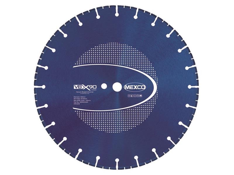 MEXVBX90350 - VBX90 Grade Universal Diamond Blade 350 x 20mm