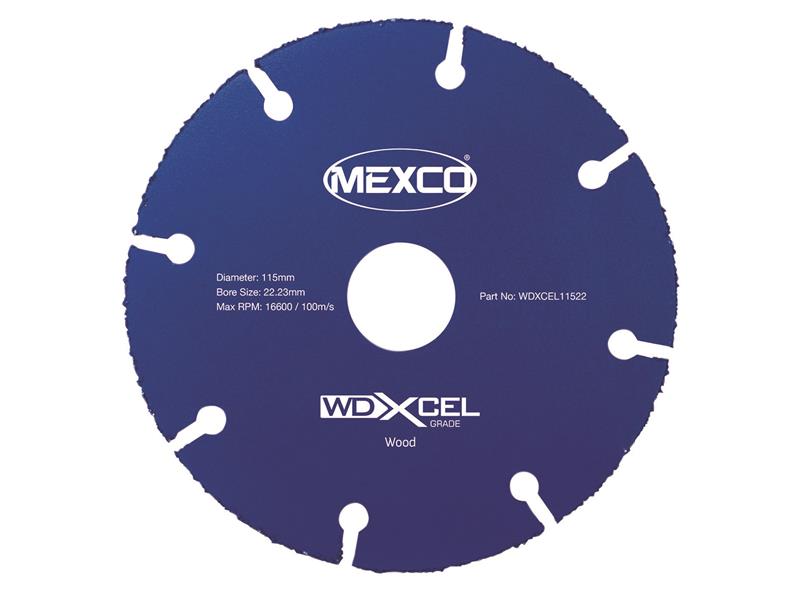 MEXWDXL115 - WD XCEL Grade Wood Cut Blade 115 x 22mm