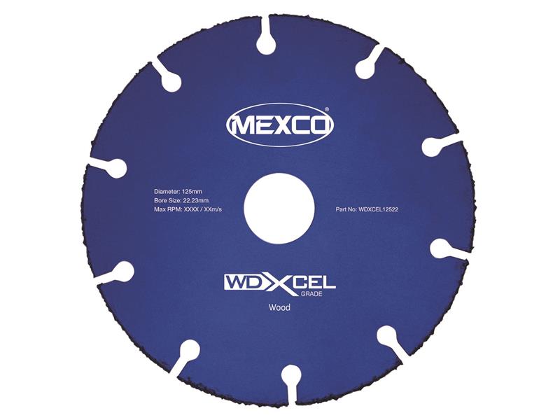 MEXWDXL125 - WD XCEL Grade Wood Cut Blade 125 x 22mm