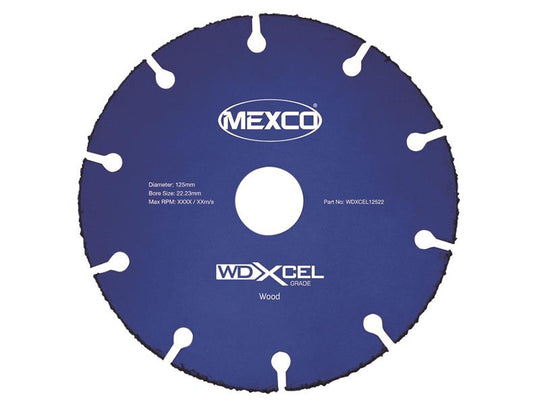MEXWDXL125 - WD XCEL Grade Wood Cut Blade 125 x 22mm