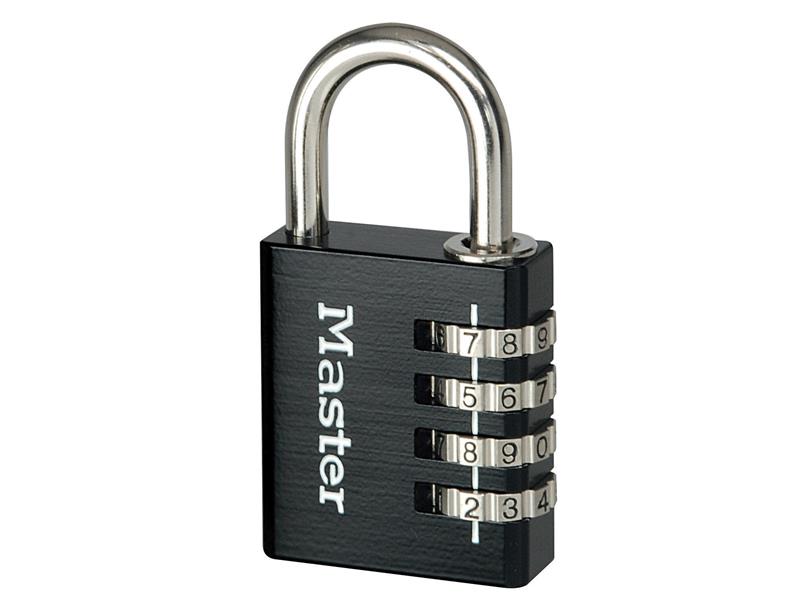 MLK7640BLK - Black Finish 40mm 4-Digit Combination Padlock