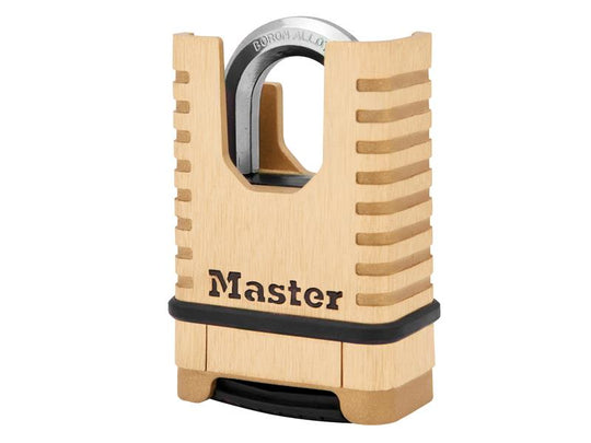 MLKM1177ECC - Excell™ Closed Shackle Brass Combination 58mm Padlock