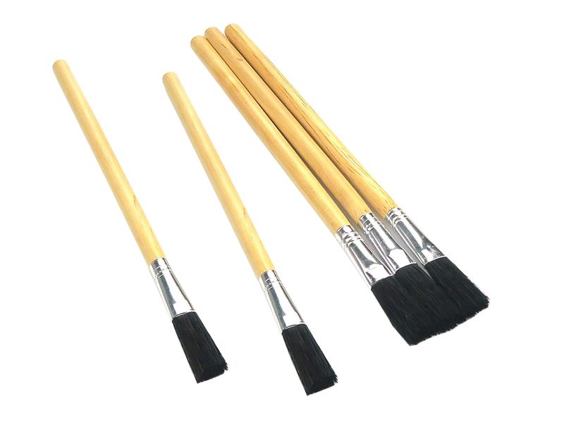 MON3015 - 3015M Wood Handle Flux Brushes (Pack 5)