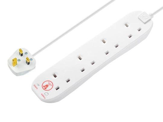 MSTSRG4210 - Surge Extension Lead 4 Gang 13A 2m SRG42N-MP
