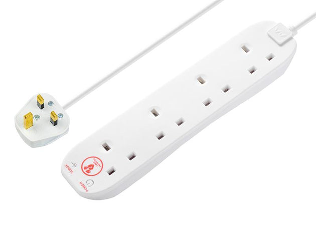 MSTSRG4210 - Surge Extension Lead 4 Gang 13A 2m SRG42N-MP