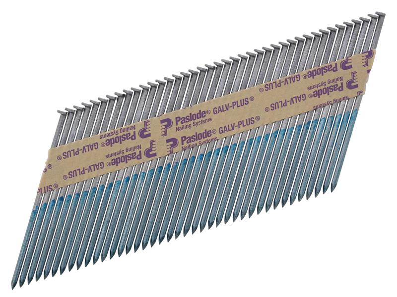 PAS141234 - 3.1 x 90mm IM350 Smooth Nails Galv-Plus® Finish Box of 2200 + 2 Fuel Cells