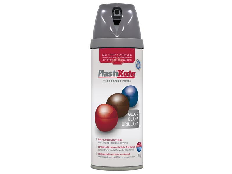 PKT21101 - Premium Gloss Medium Grey 400ml 21101