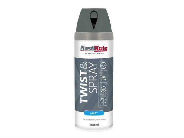 PKT23123 - Twist & Spray Matt Blue Steel 400ml