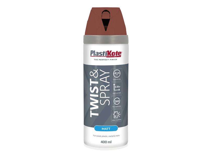 PKT23124 - Twist & Spray Matt Pantile Red 400ml
