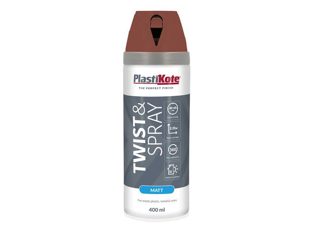 PKT23124 - Twist & Spray Matt Pantile Red 400ml
