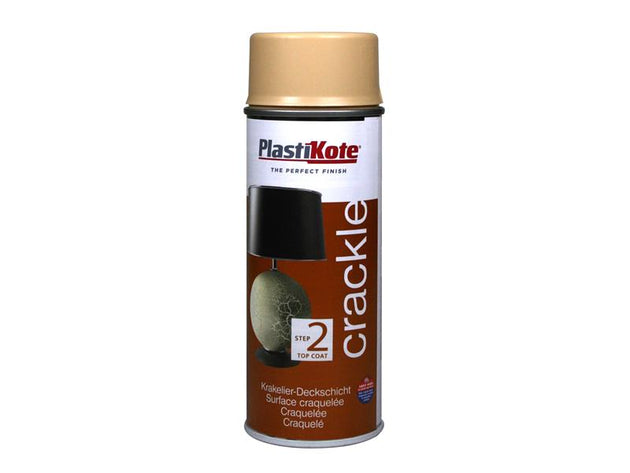 PKT475 - Crackle Touch Spray Heritage Gold Top Coat 400ml