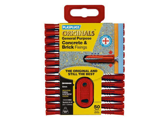 PLASGP550 - General Purpose Original Fixing Plugs x 50 SGP550