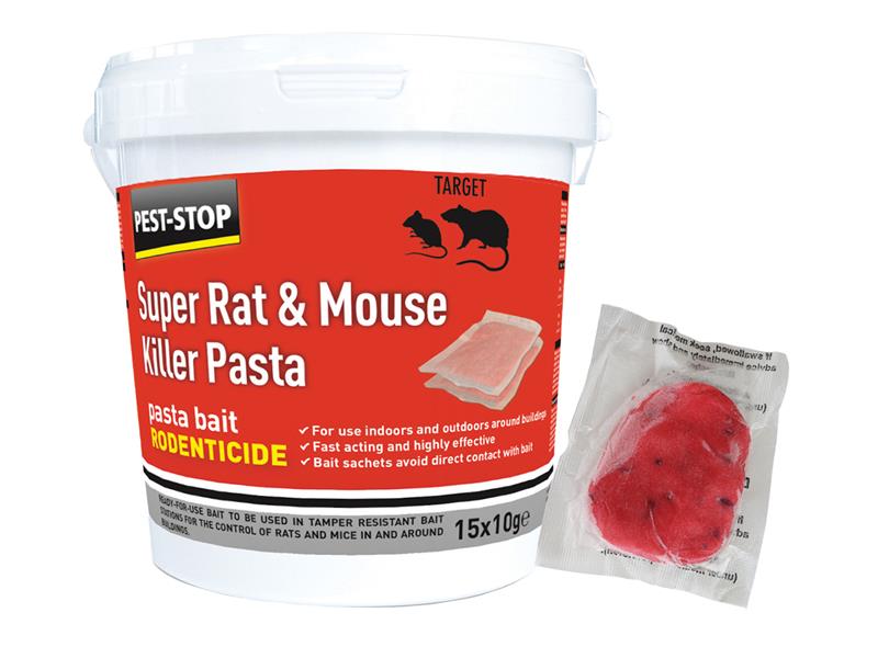 PRCPSSA06 - Super Rat/Mouse Killer Pasta 15 x 10g PSSA06