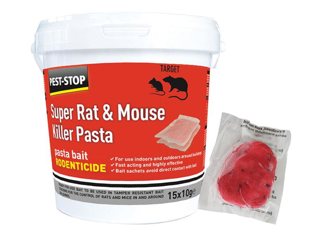 PRCPSSA06 - Super Rat/Mouse Killer Pasta 15 x 10g PSSA06