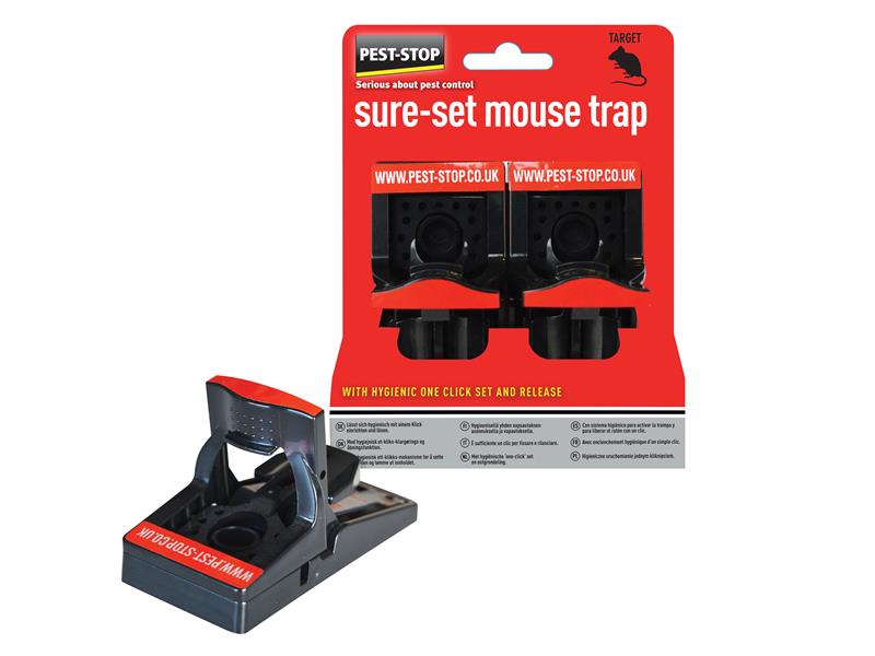 PRCPSSPT - Sure-Set Mouse Trap Plastic x 2 PSSPT