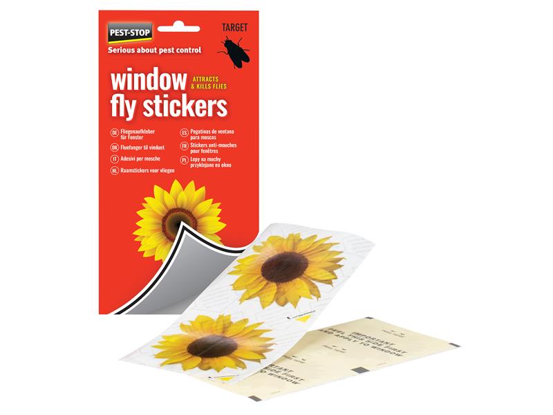 PRCPSWFS - Pest Stop Window Fly Stickers x 4 PSWFS