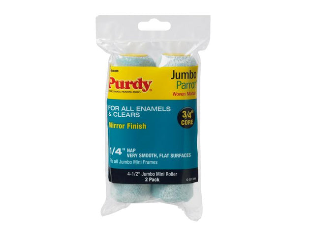 PUR140624040 - Parrot Jumbo Mini Roller Sleeve 114 x 19mm (4.1/2 x 3/4in) (Pack 2)