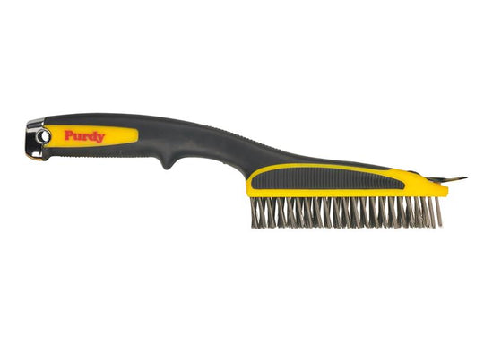 PUR140910100 - Short Handled Wire Brush 11in