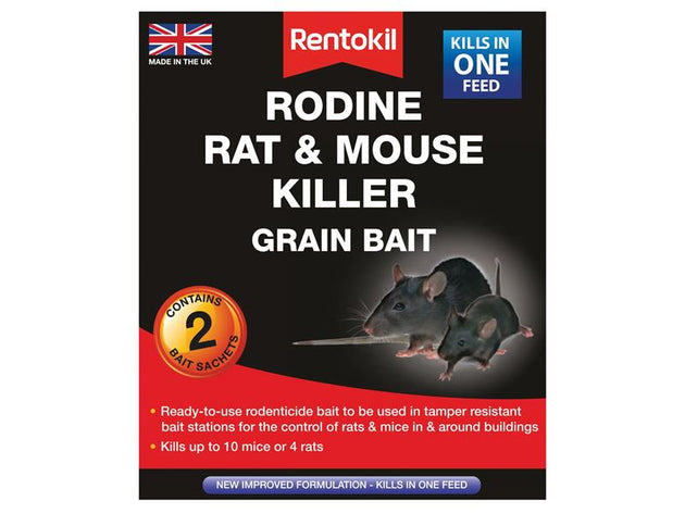 RKLPSMR11 - Rodine Rat & Mouse Killer Grain x 2 PSMR11B