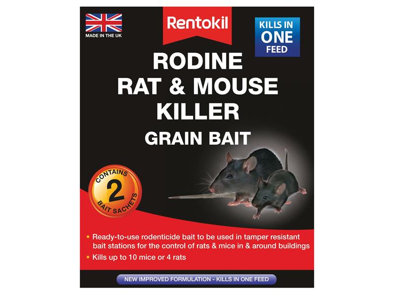 RKLPSMR11 - Rodine Rat & Mouse Killer Grain x 2 PSMR11B