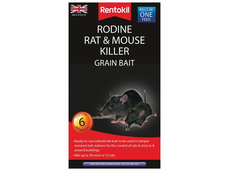 RKLPSMR13 - Rodine Rat & Mouse Killer Grain x 6 PSMR13B