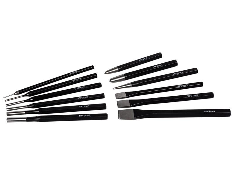 ROU31180 - Punch & Chisel Set, 12 Piece