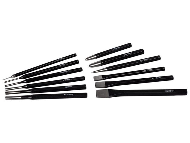 ROU31180 - Punch & Chisel Set, 12 Piece
