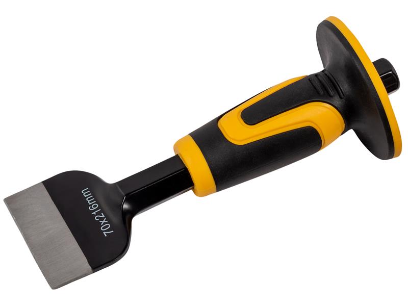 ROU31986 - Brick Bolster with Hand Guard 70x216mm (2.3/4x8.1/2in) 16mm Shank