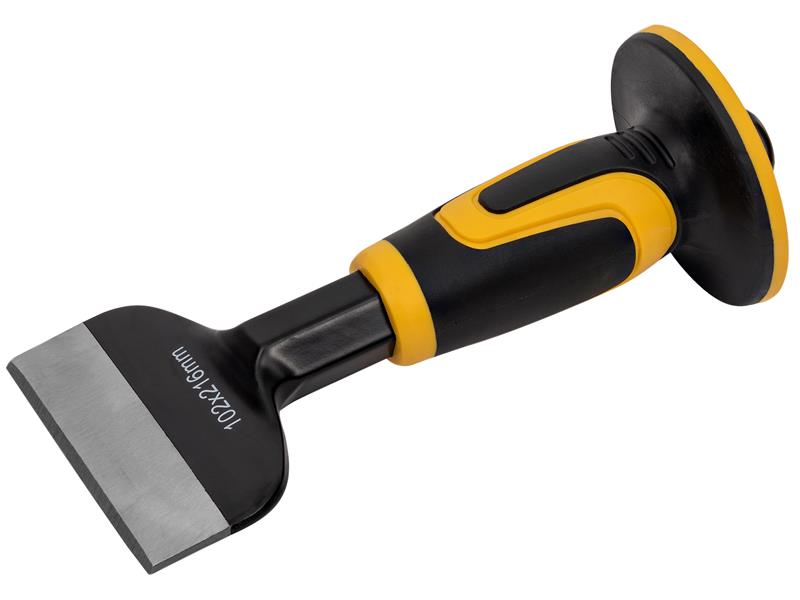 ROU31992 - Brick Bolster with Hand Guard 102 x 216mm (4 x 8.1/2in) 22mm Shank