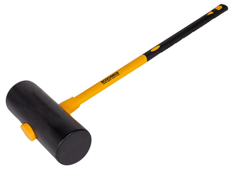 ROU64780 - Rubber Paving Maul Fibreglass Handle 6kg (13.1/4 lb)