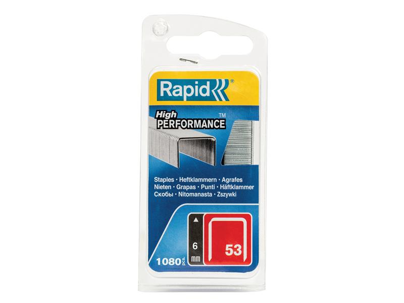 RPD40109502 - 53/6B 6mm Galvanised Staples (Pack 1080)