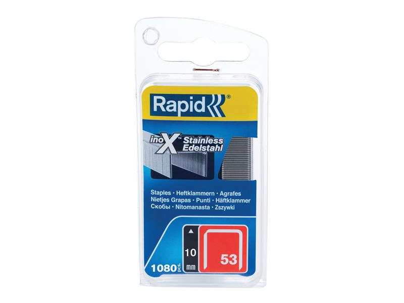 RPD40109511 - 53/10B 10mm Stainless Steel Fine Wire Staples (Box 1080)