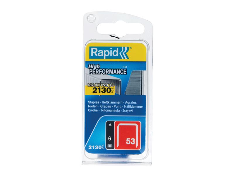 RPD5000741 - 53/6B 6mm Galvanised Staples (Pack 2000)