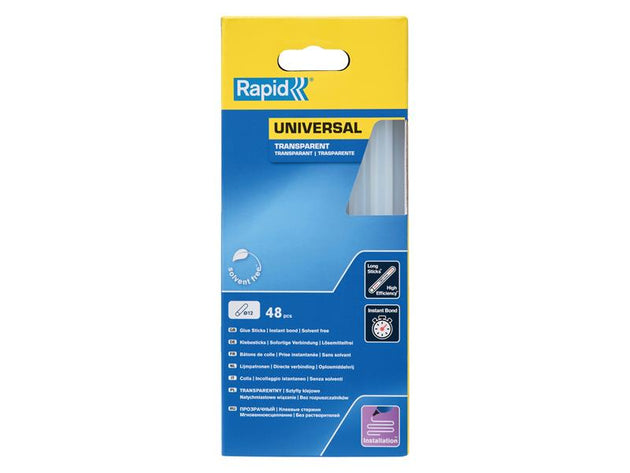 RPD5001411 - Universal Glue Sticks, Transparent 12 x 190mm (Pack 48)