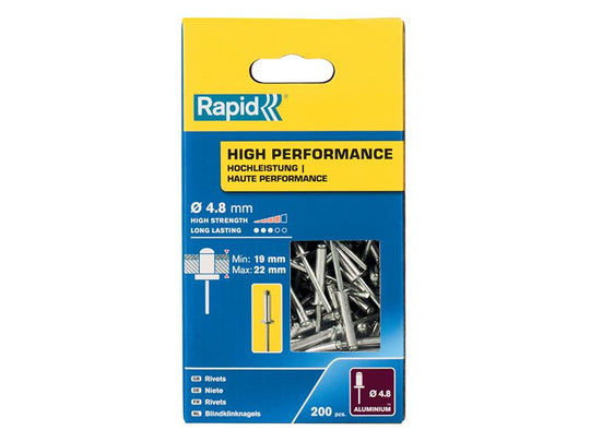 RPD5001440 - High Performance Rivets 4.8 x 25mm (Box 200)