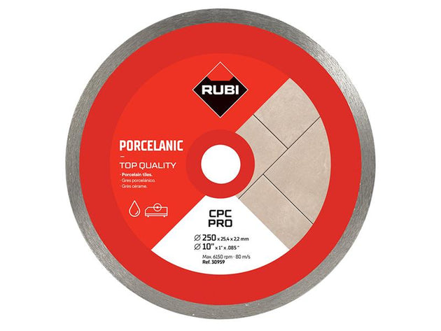 RUB30959 - CPC250 PRO Continuous Rim Diamond Blade 250mm