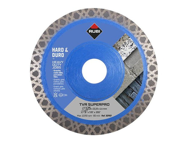 RUB30987 - TVR125 TVR SUPERPRO Diamond Blade 125mm