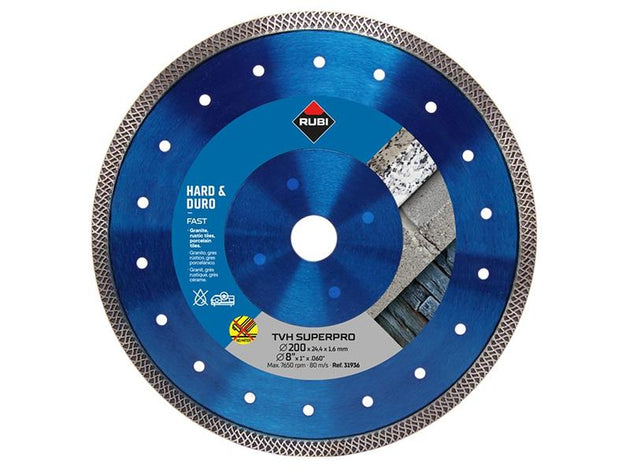 RUB31936 - TVH200 SUPERPRO Diamond Blade 200mm