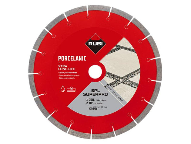 RUB40910 - SPL 250 EXT SUPERPRO Diamond Blade 250mm