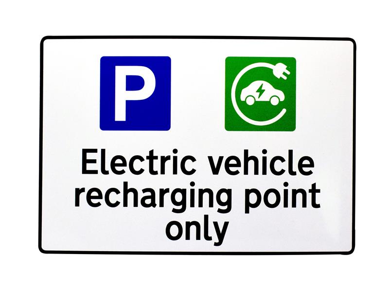 SCA14979 - Ev Recharging Point Only Rpvc 300X200mm