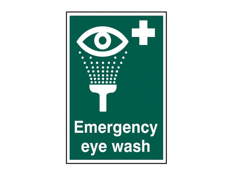 SCA1554 - Emergency Eye Wash - PVC Sign 200 x 300mm
