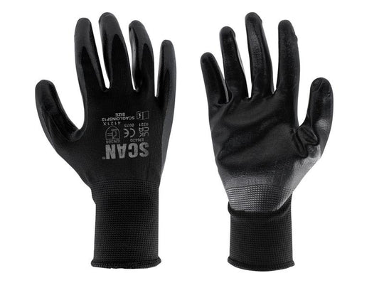 SCAGLOINS12M - Seamless Inspection Gloves - M (Size 8) (Pack 12)